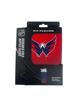 NHL Washington Capitals Reusable Cold Bottle Sleeve Red New 28-30 oz